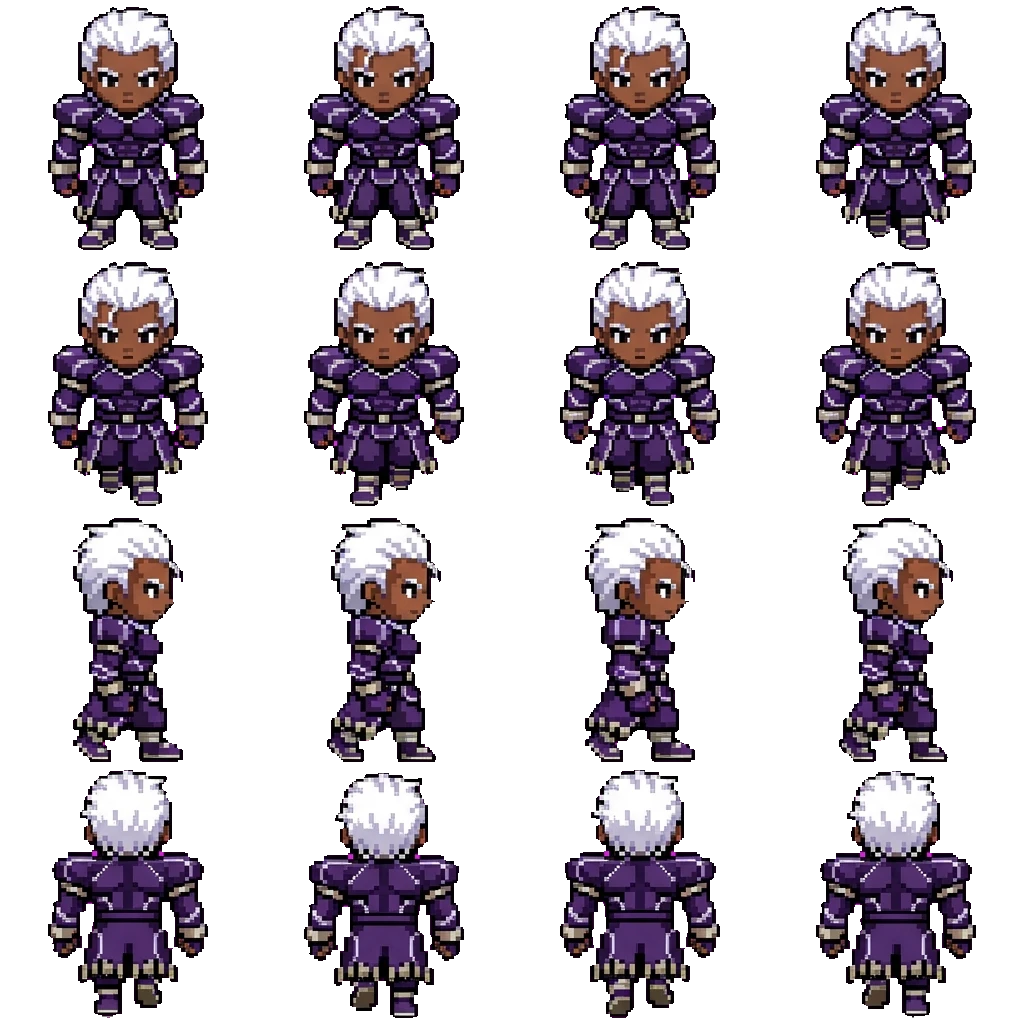 Zero movement sprite