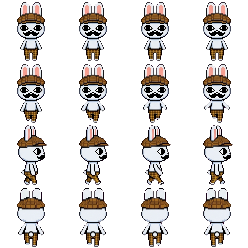 Barney movement sprite