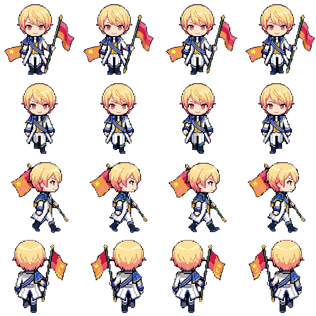 Tsukasa Tenma movement sprite