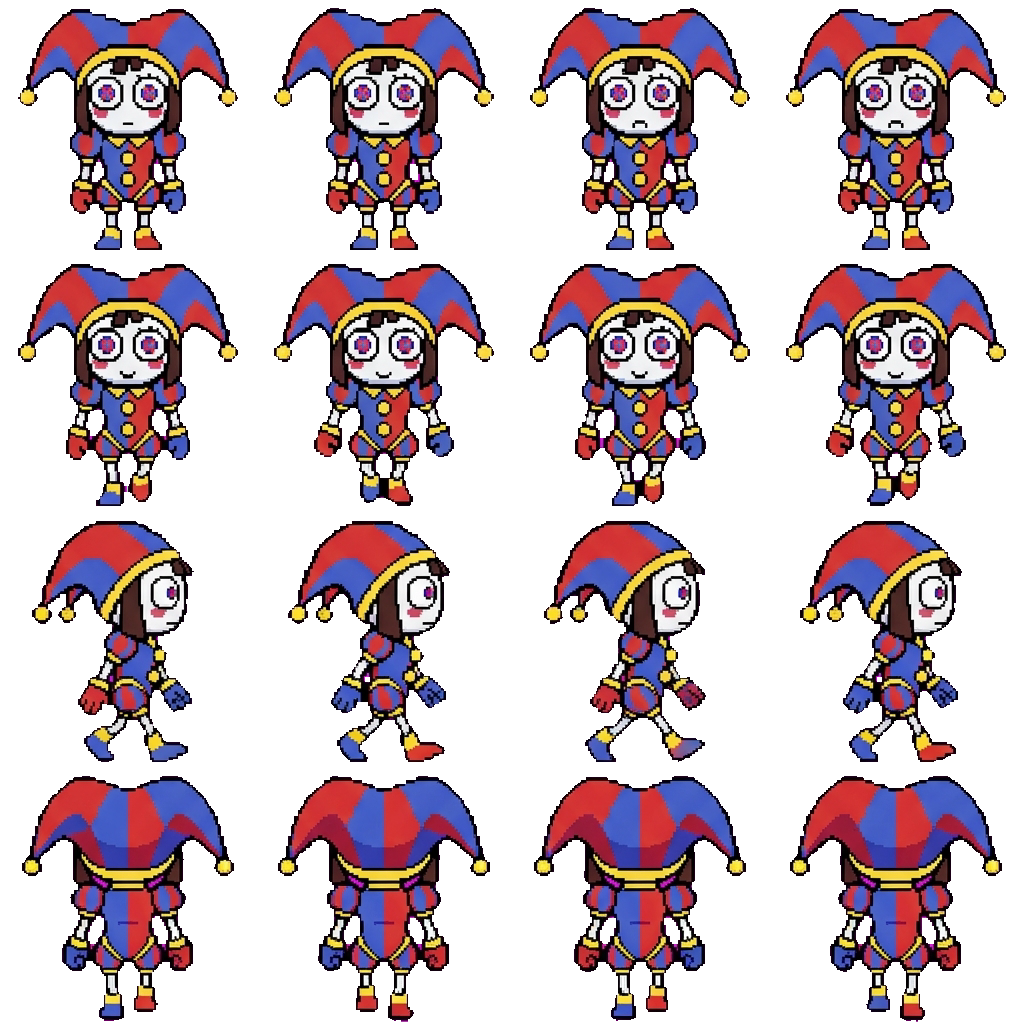 Pomni movement sprite
