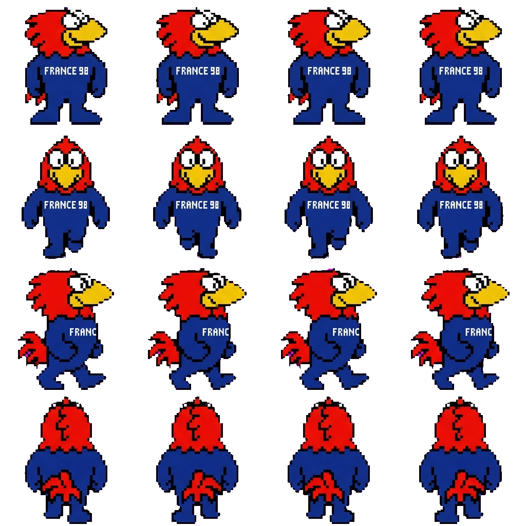 Footix movement sprite