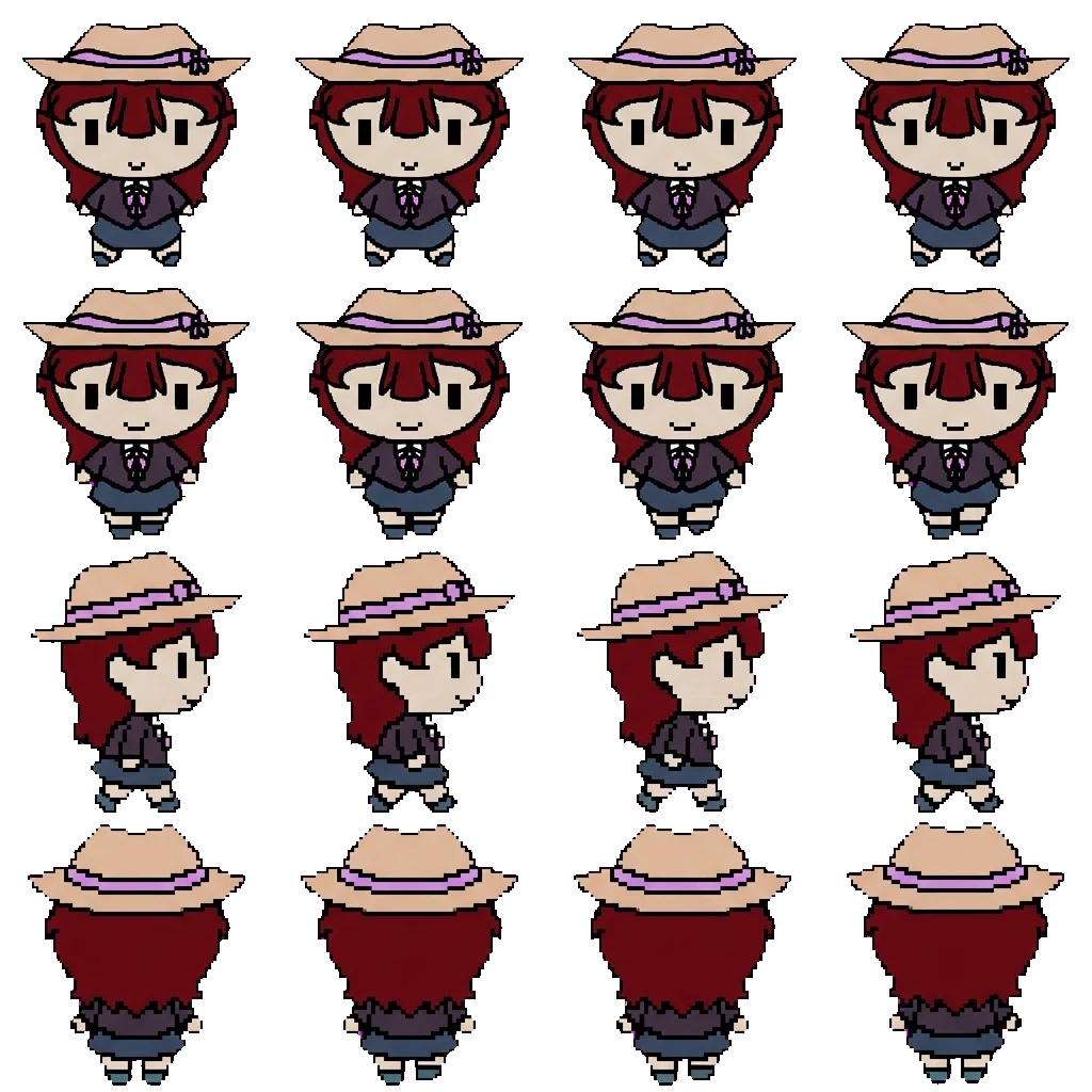 Violet movement sprite