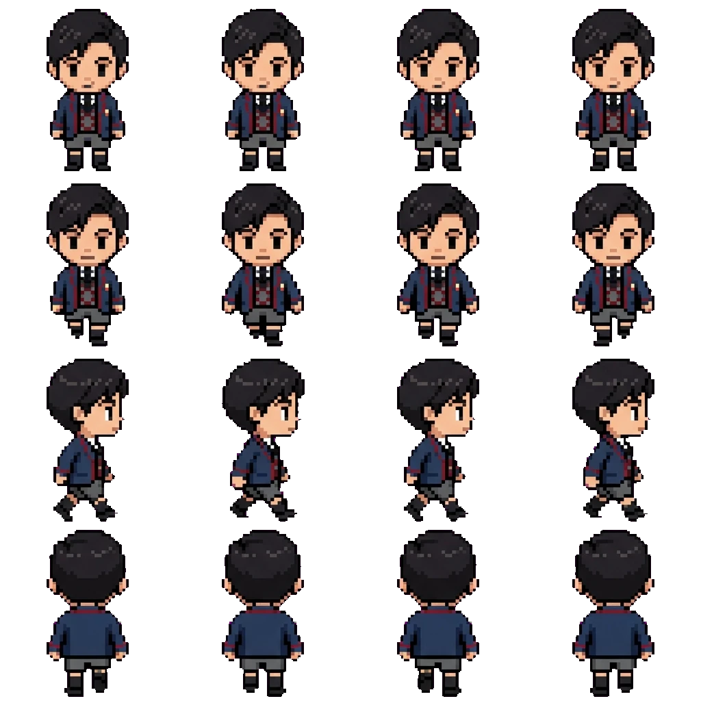 Five Hargreeves movement sprite