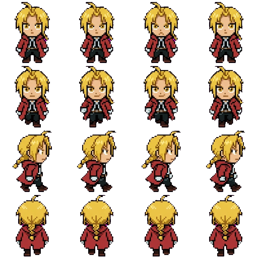 Edward Elric movement sprite