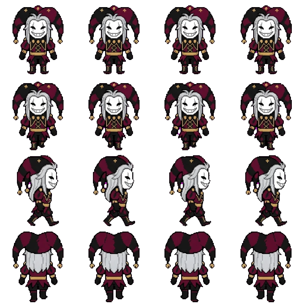 Пьеро movement sprite