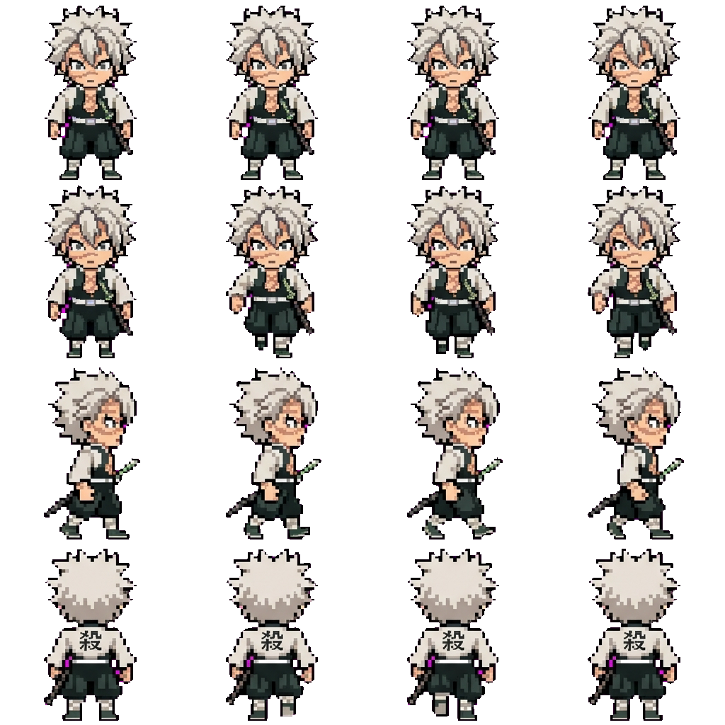 Sanemi Shinazugawa movement sprite