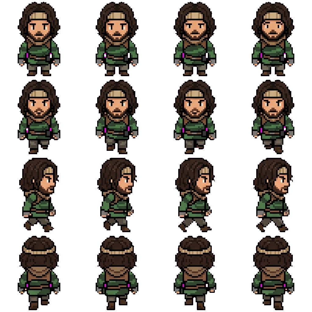 Simon movement sprite