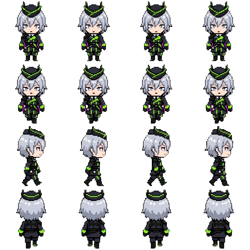 Silver movement sprite