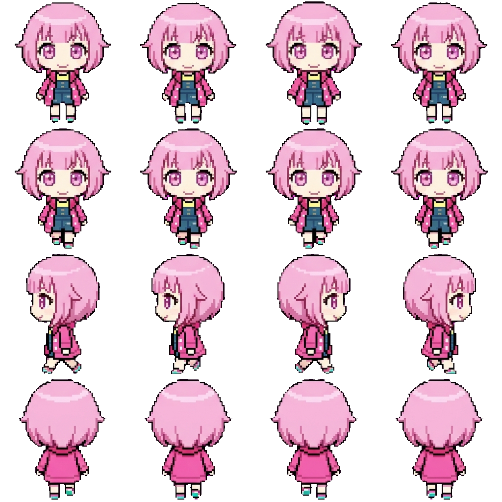 Emu Otori (Pjsk) movement sprite