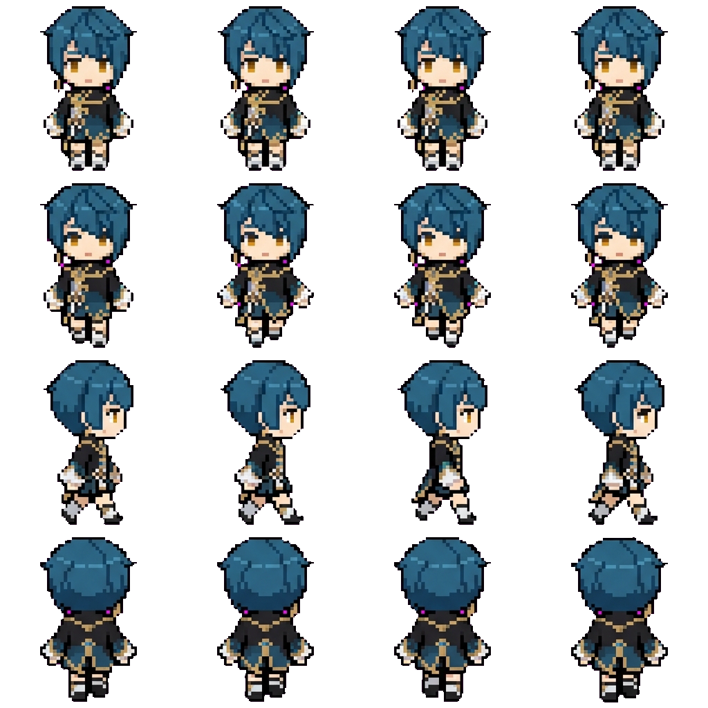 Xingqiu movement sprite