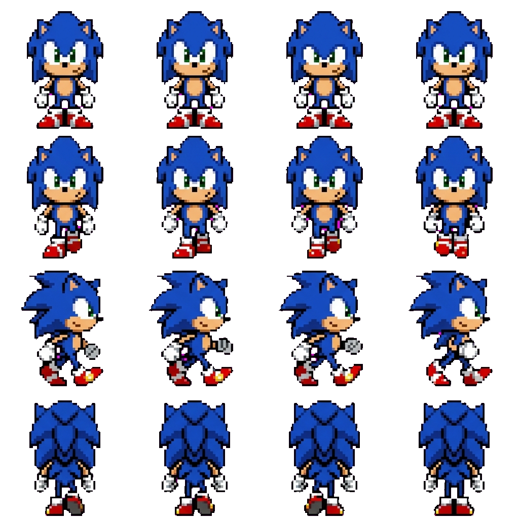 Sonic movement sprite