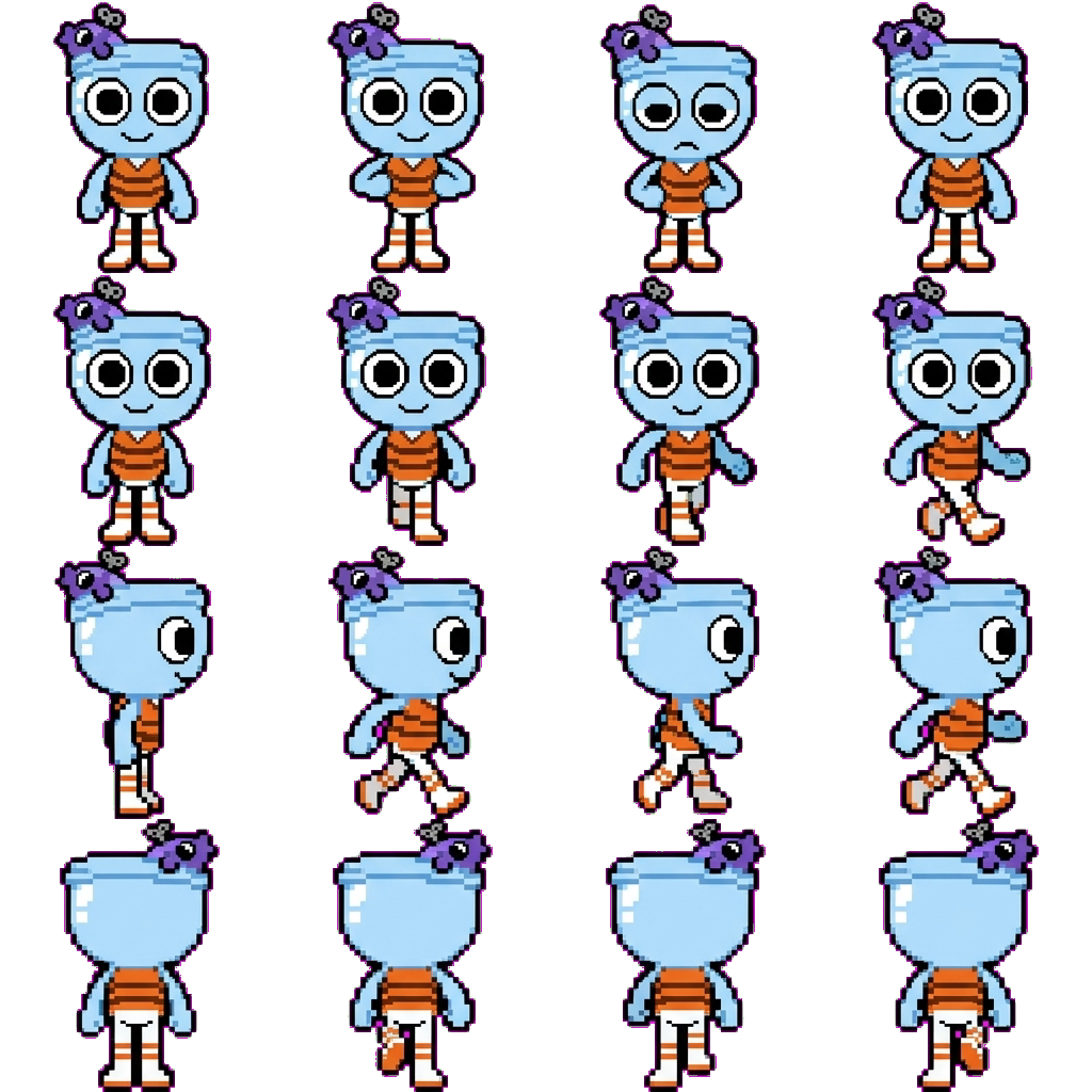 Finn movement sprite