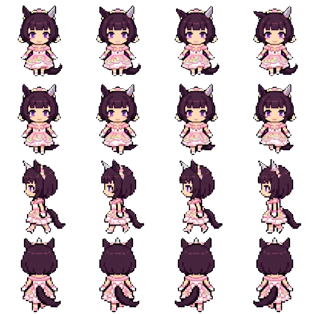 Nishino Flower movement sprite