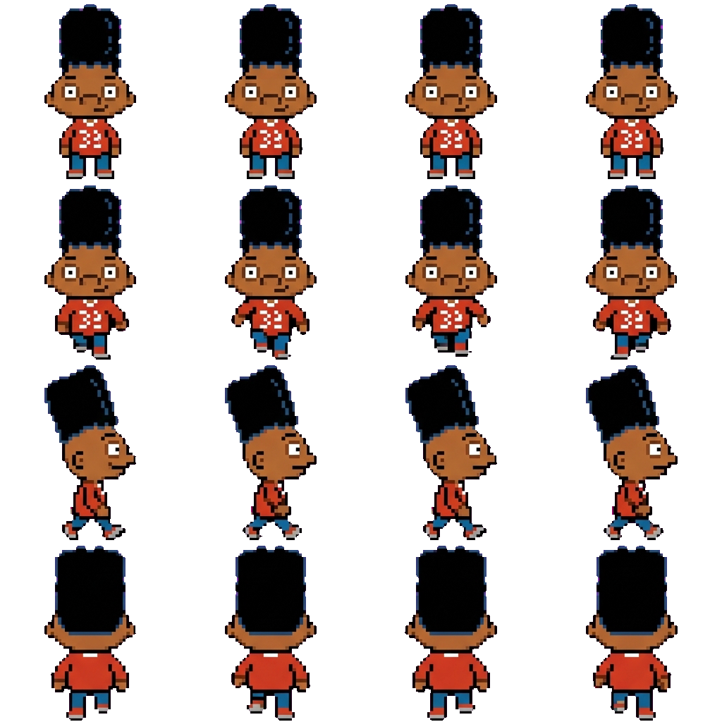 Gerald movement sprite