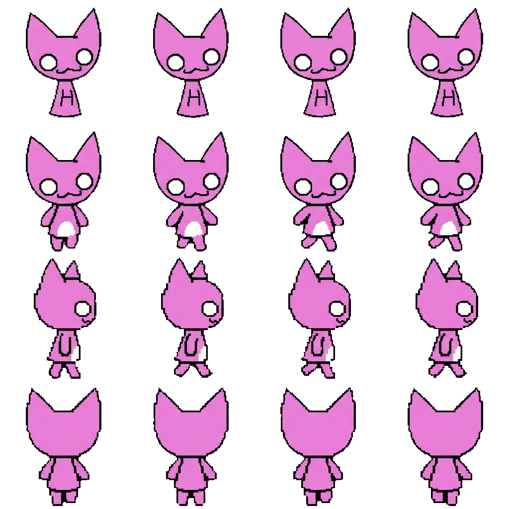 Hydrogen movement sprite