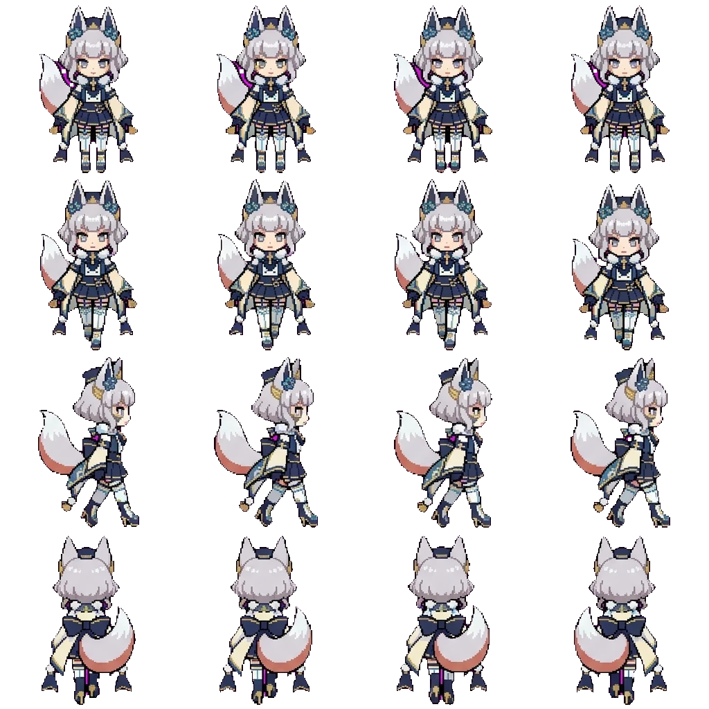 Yuzuki movement sprite