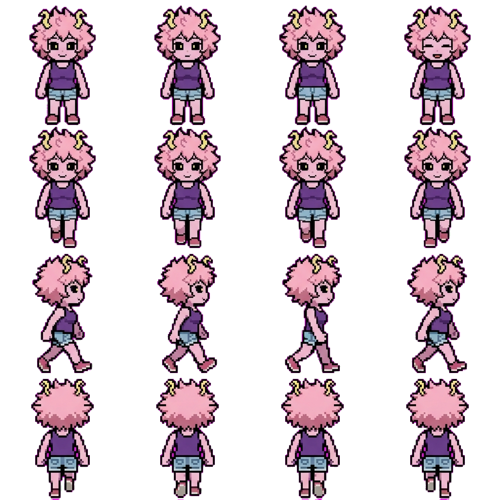 Mina movement sprite