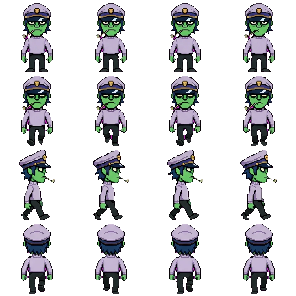 Murdoc movement sprite