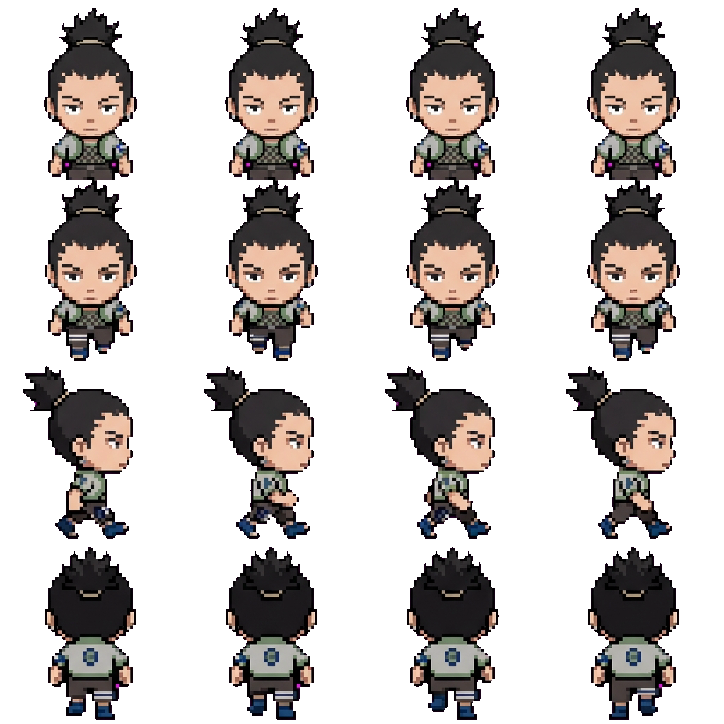 Шикамару Нара movement sprite