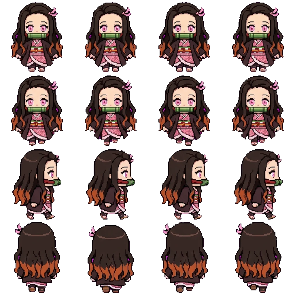 Kamado Nezuko movement sprite