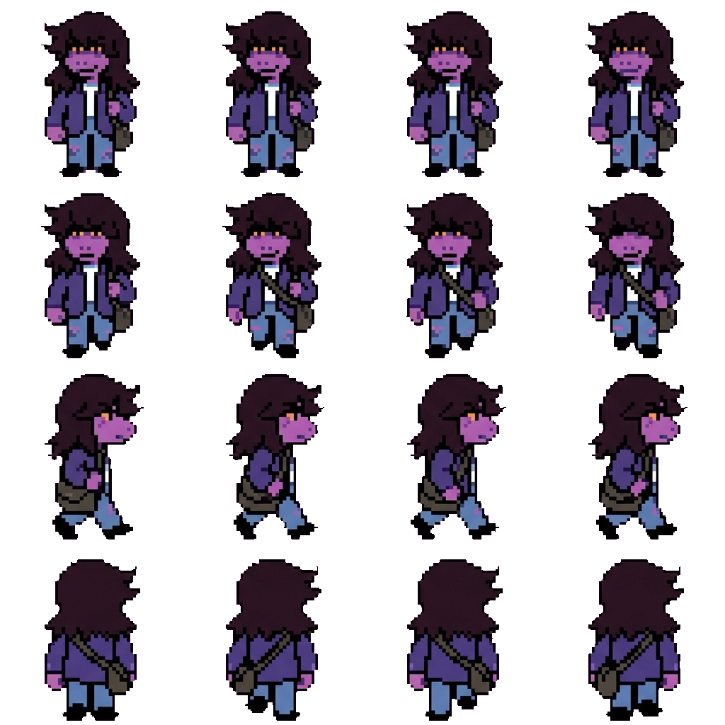 Susie movement sprite