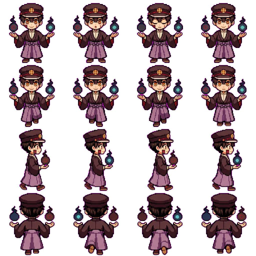 Tsukasa Yugi movement sprite