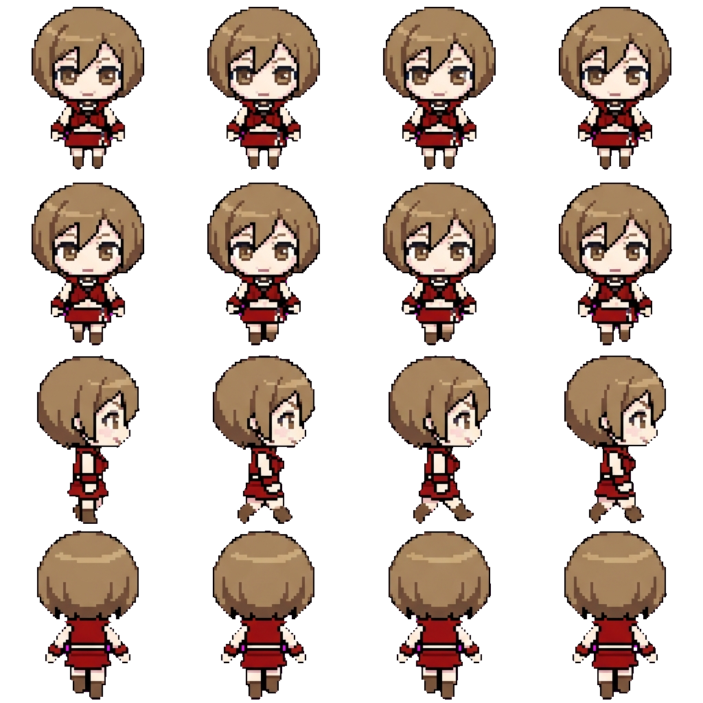 Meiko movement sprite