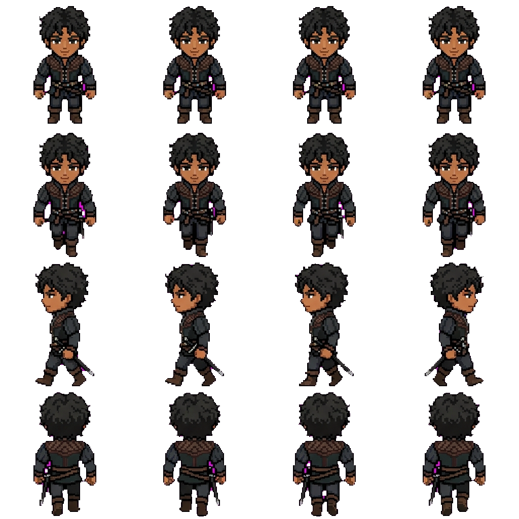 Jarek movement sprite