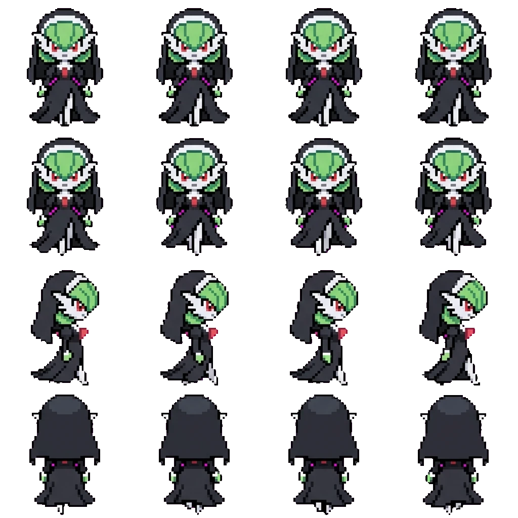 Gardevoir movement sprite