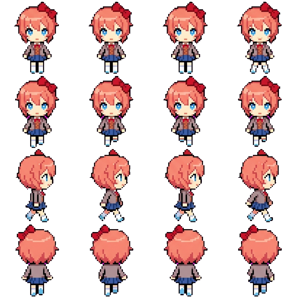 Sayori movement sprite
