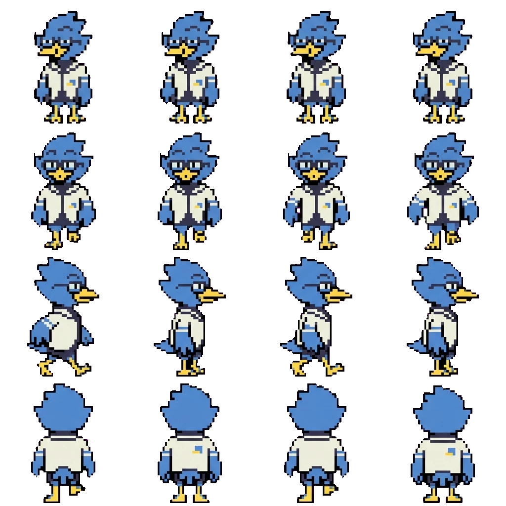 Berdly movement sprite