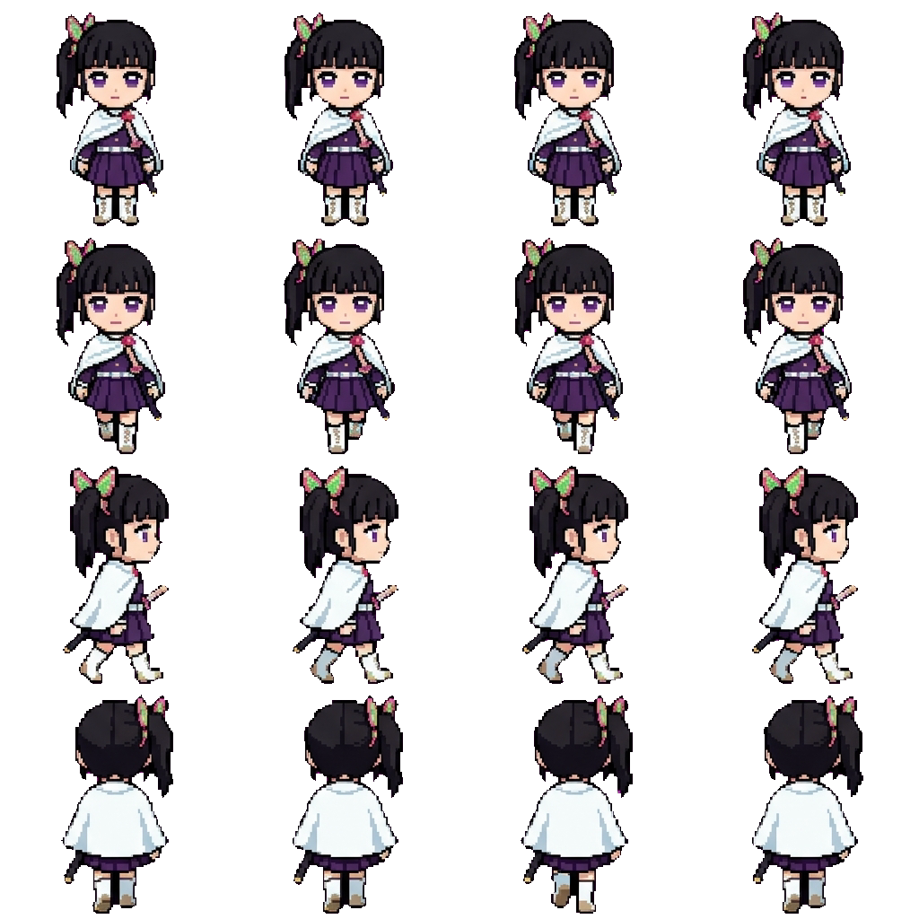 Kanao Tsuyuri movement sprite
