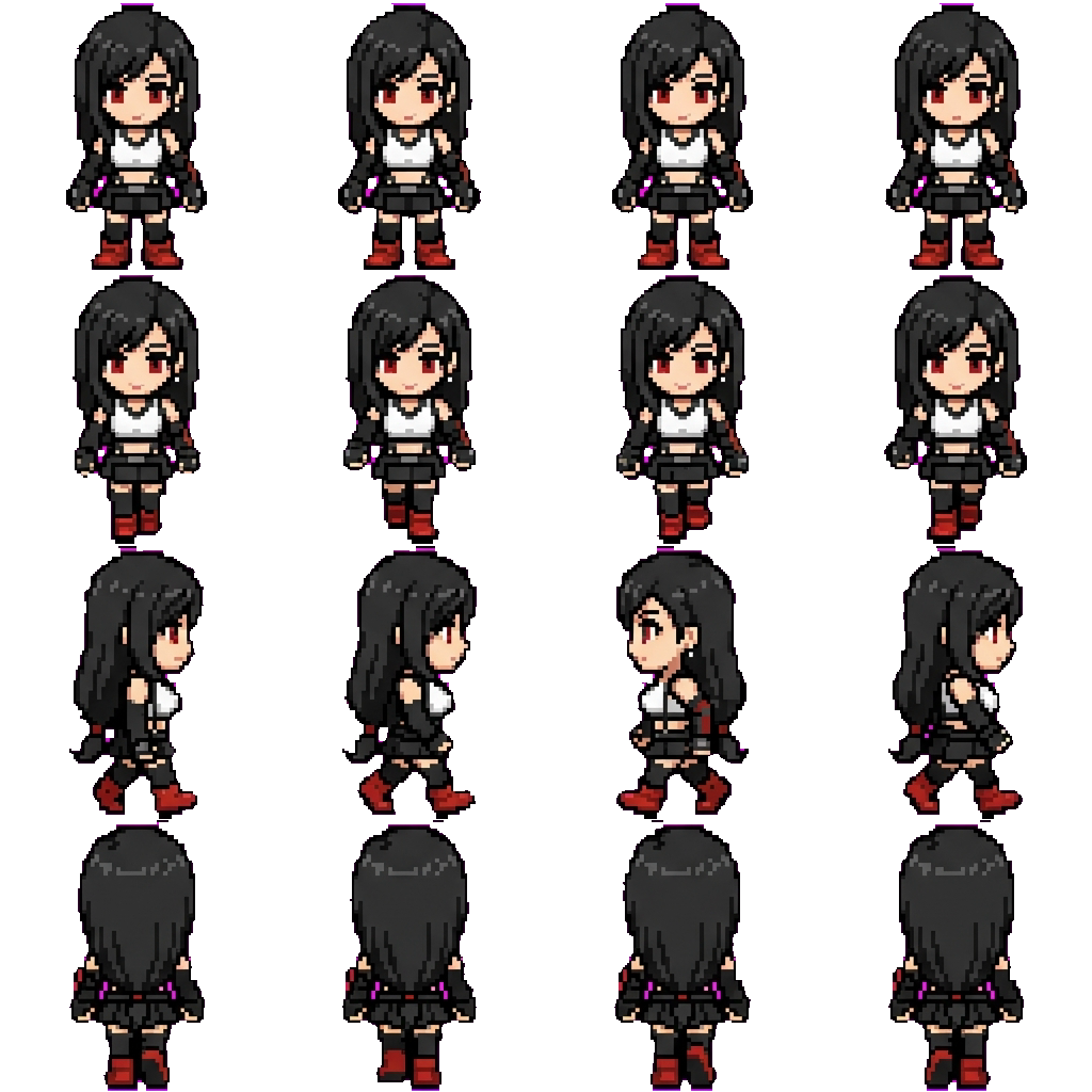 Tifa movement sprite