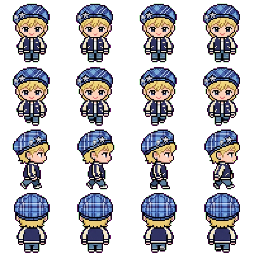 Harua movement sprite