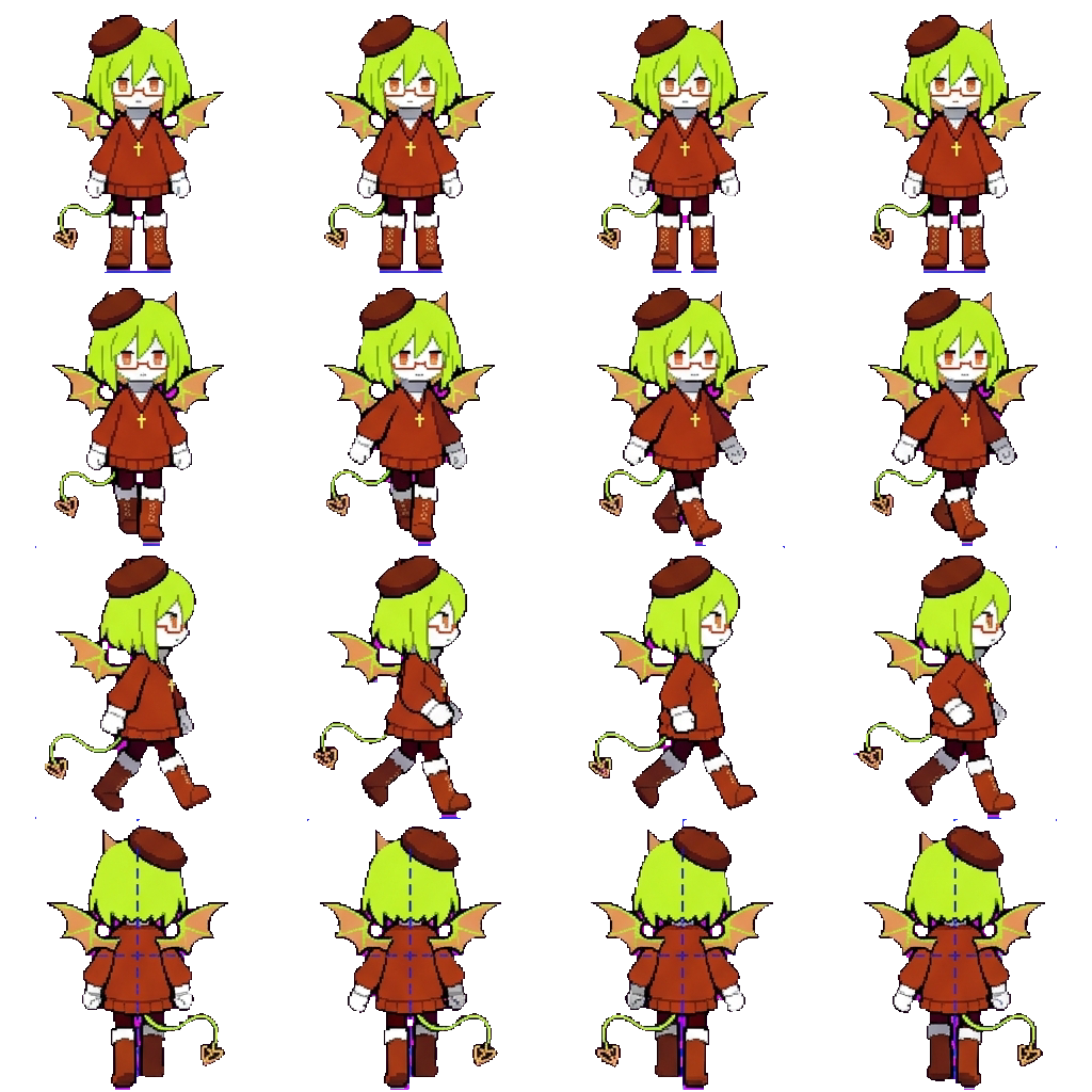 Yosafire movement sprite