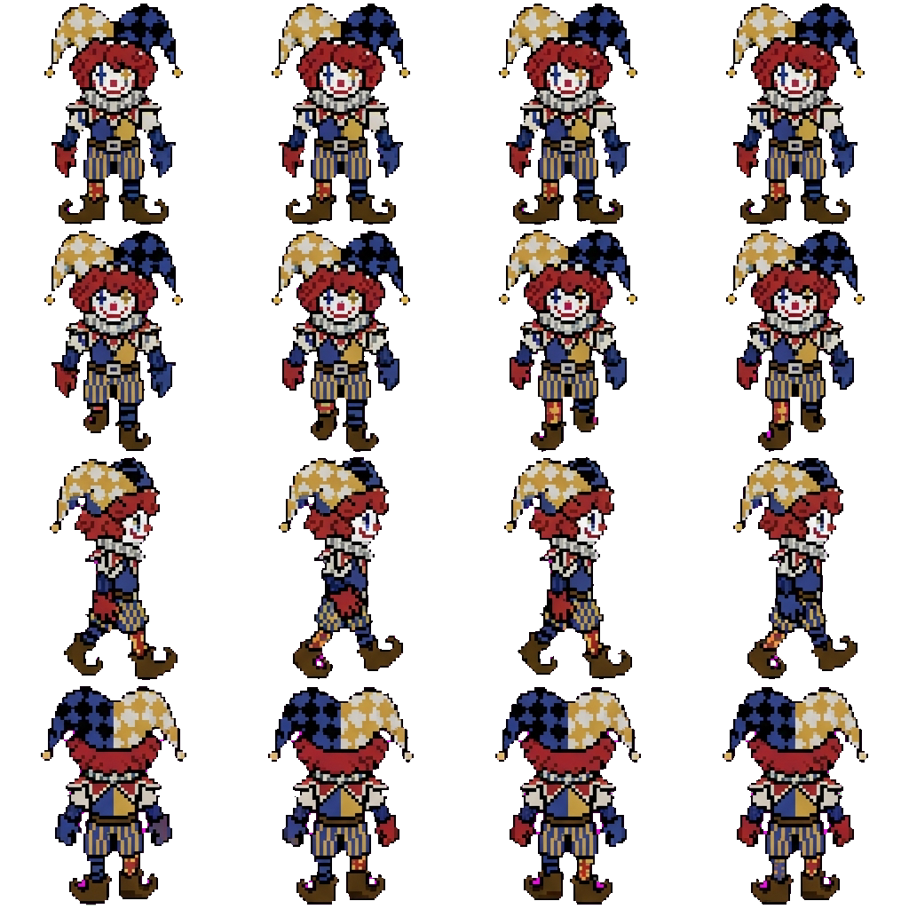 Cackle movement sprite