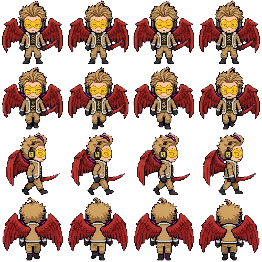 Hawks movement sprite