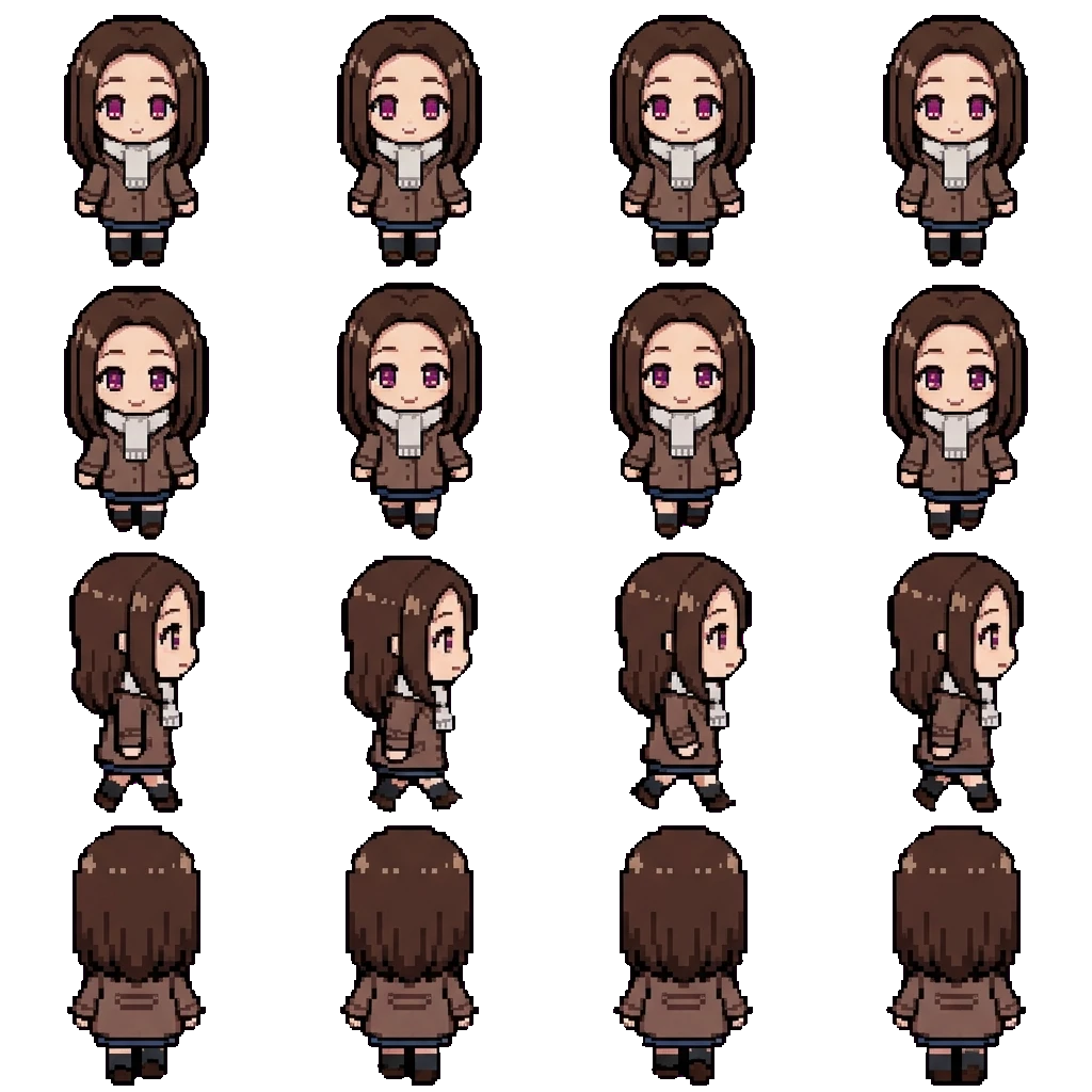 Mitsuba's Mom movement sprite