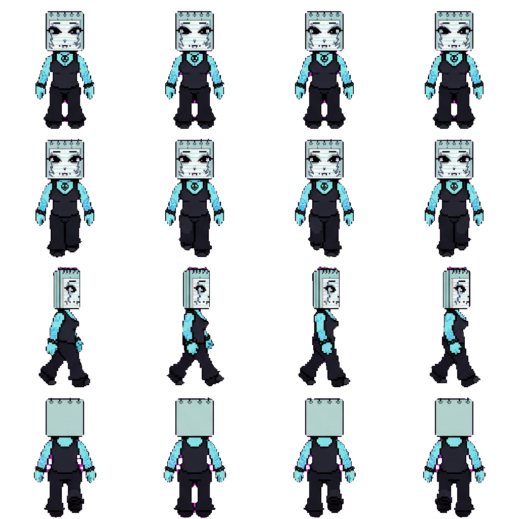 Sketchly movement sprite
