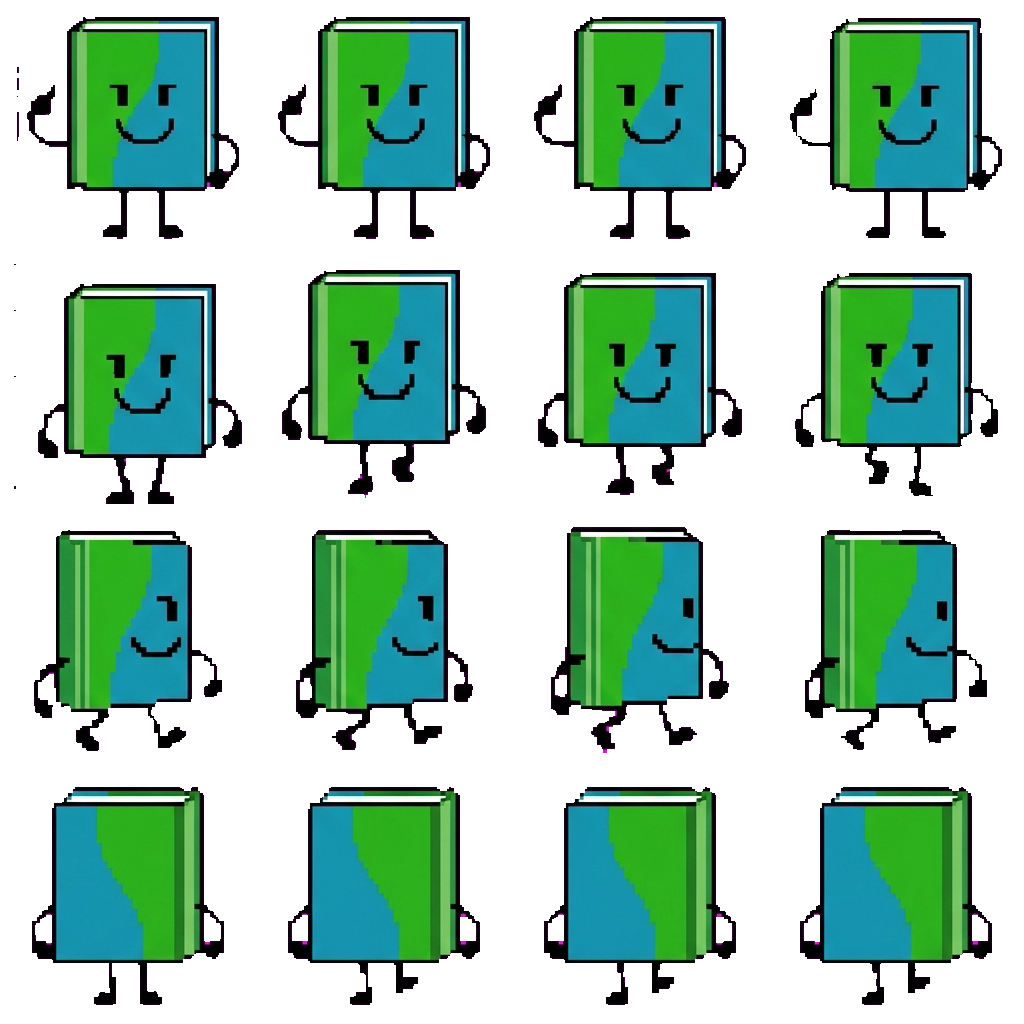 Book movement sprite
