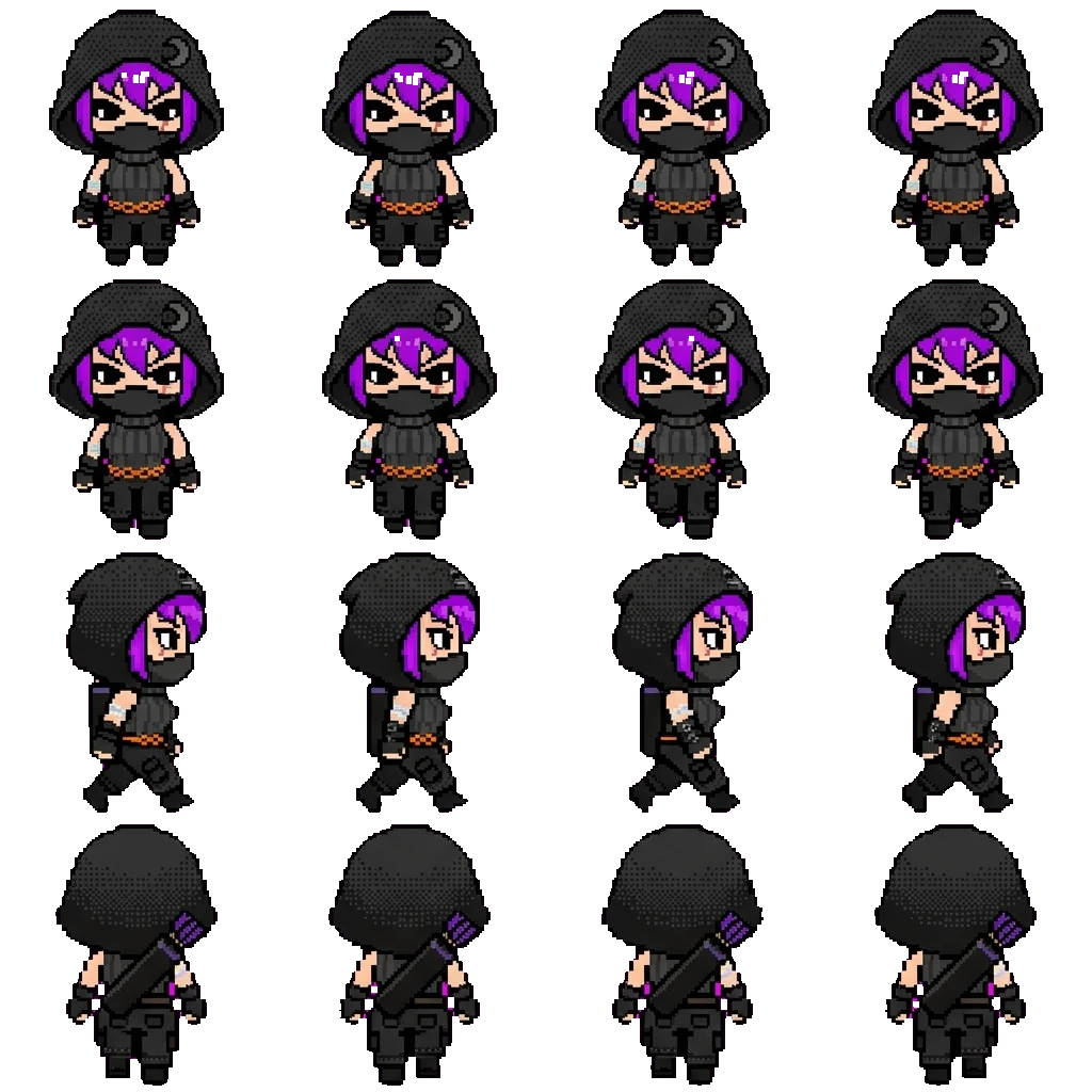 Aira movement sprite