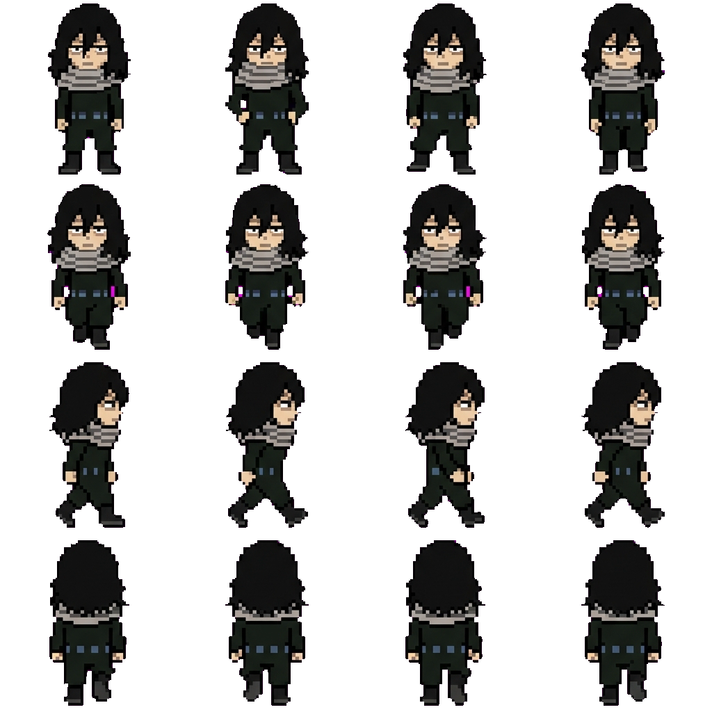 Shouta Aizawa movement sprite
