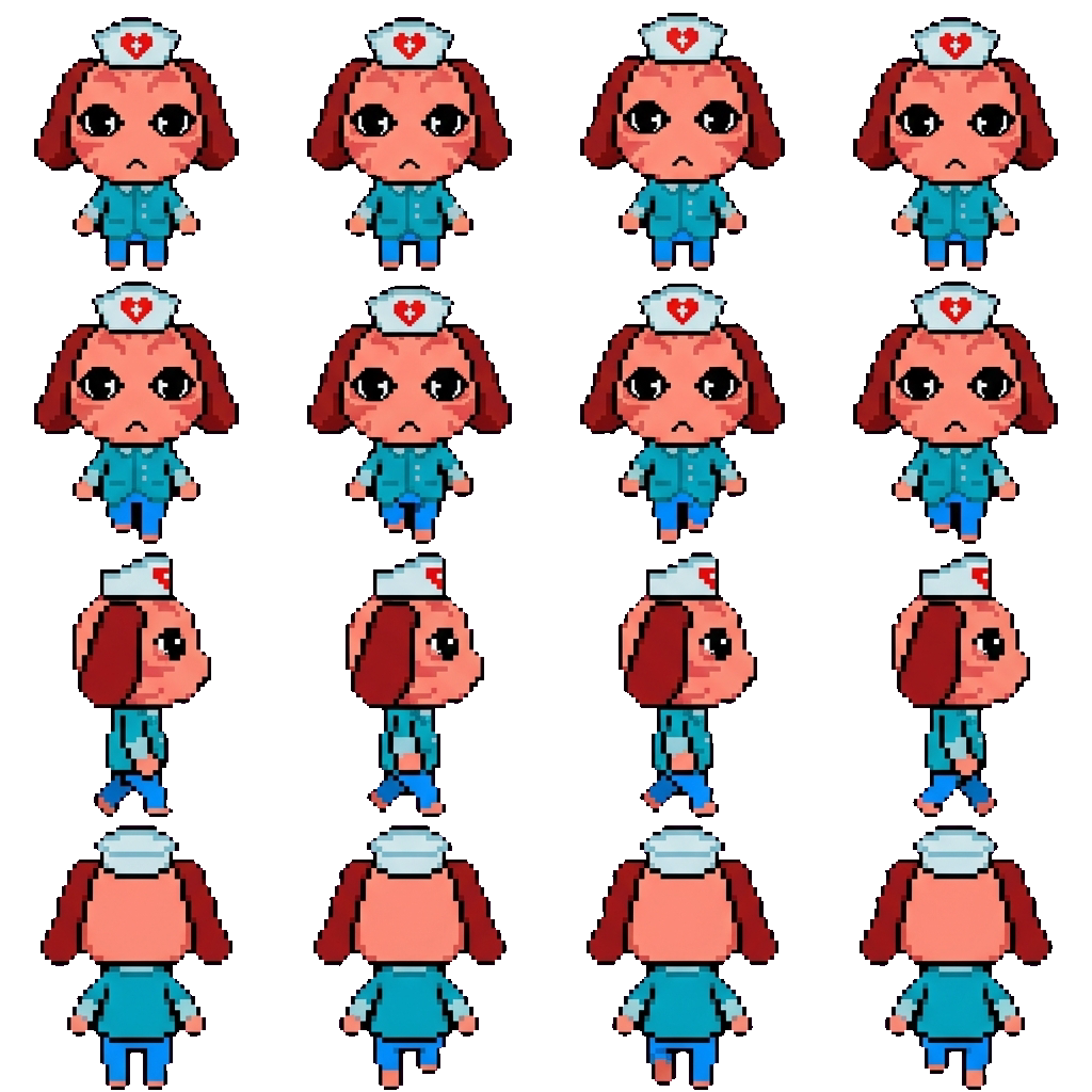 Nurse movement sprite