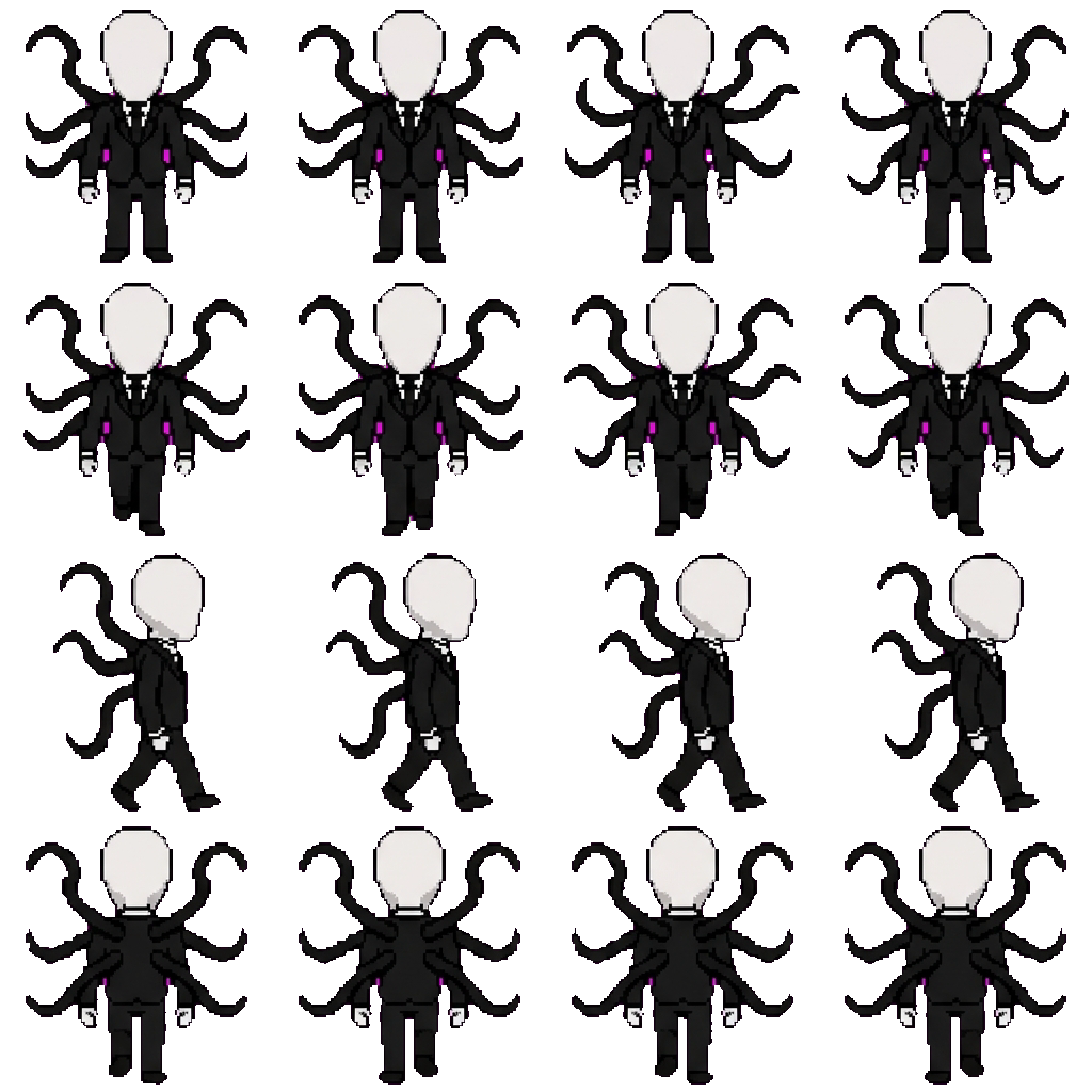 Slenderman movement sprite