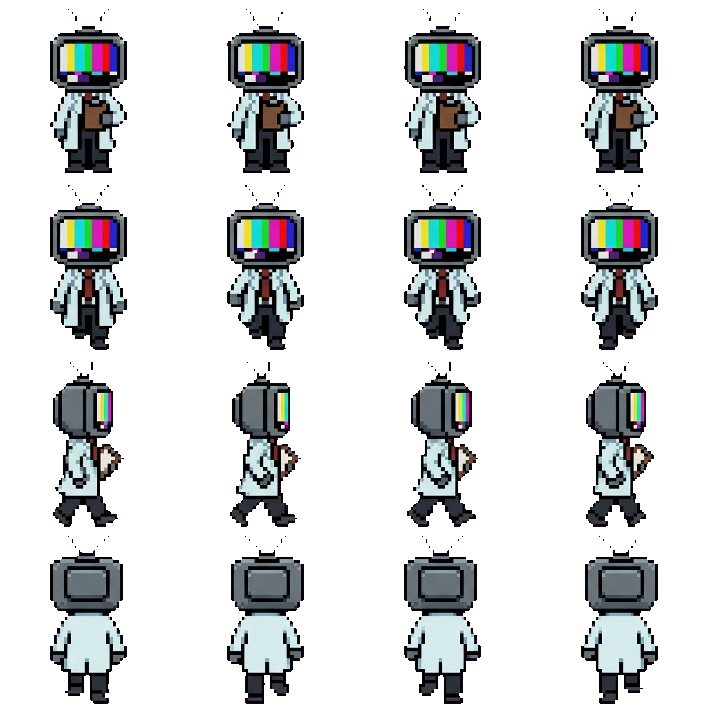 Scientist Apollo movement sprite
