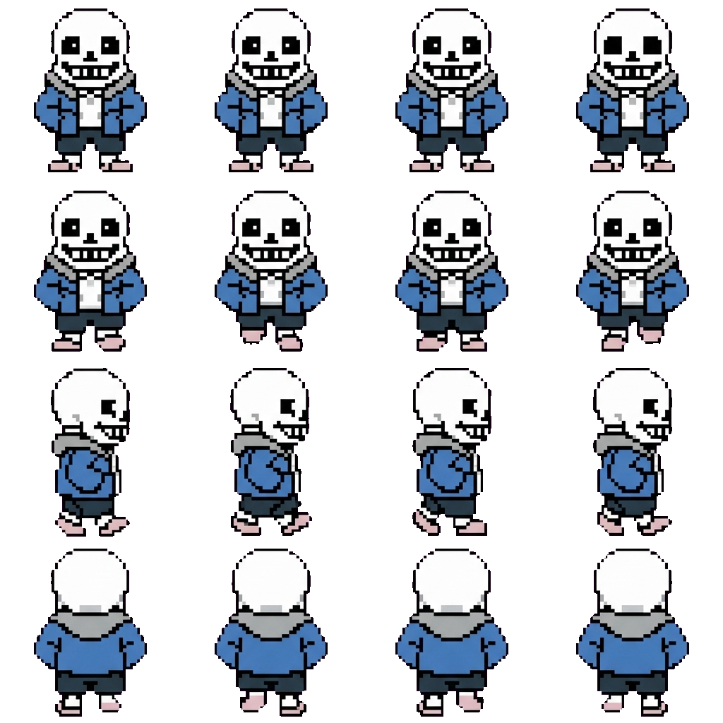 Санс movement sprite