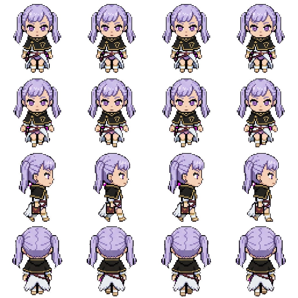 Noelle movement sprite
