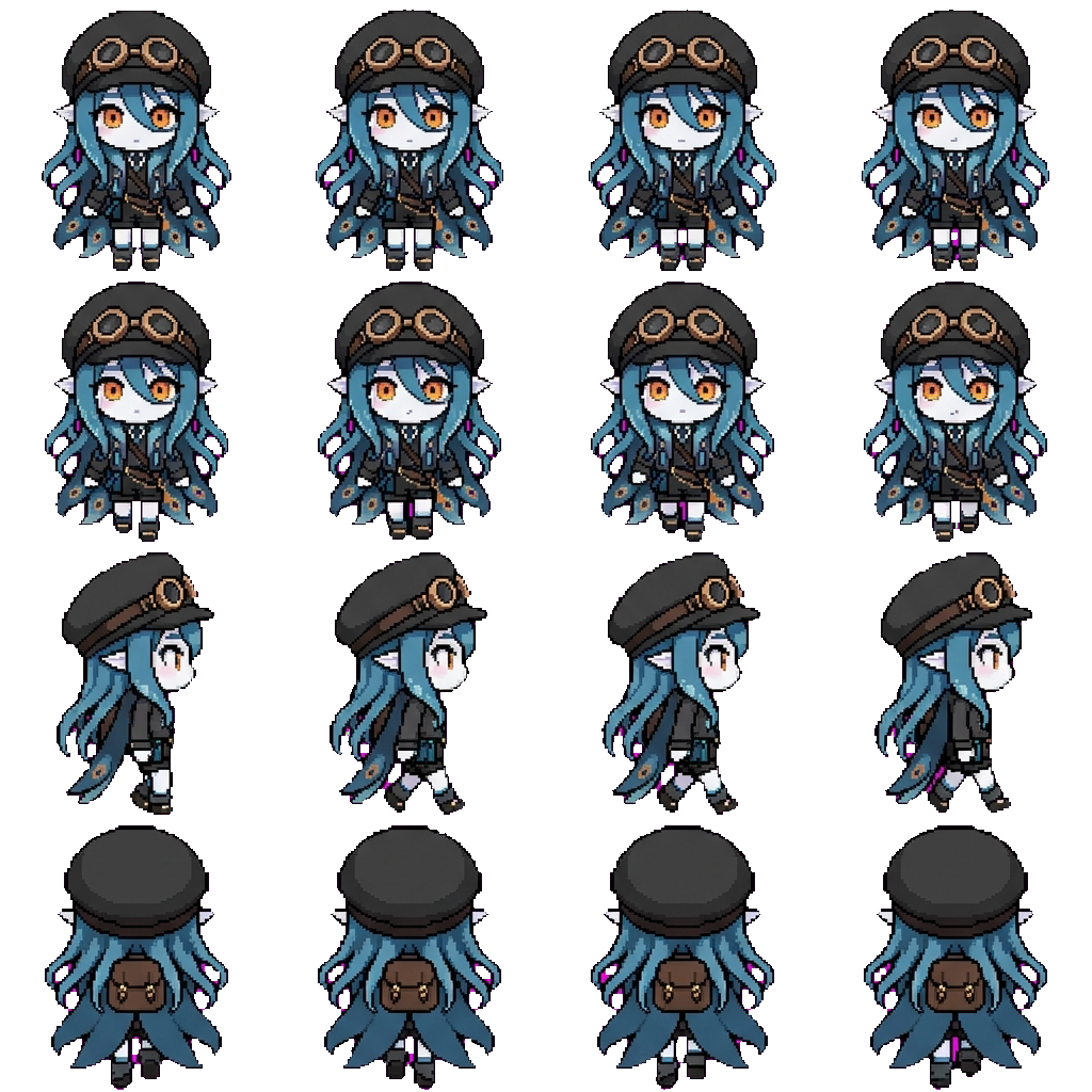 Teuthis movement sprite