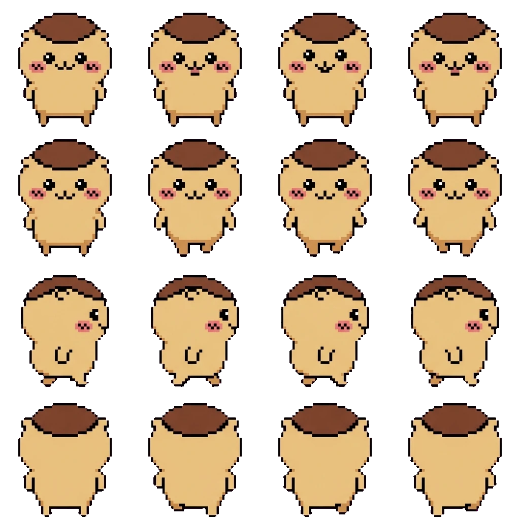Kuri Manju movement sprite