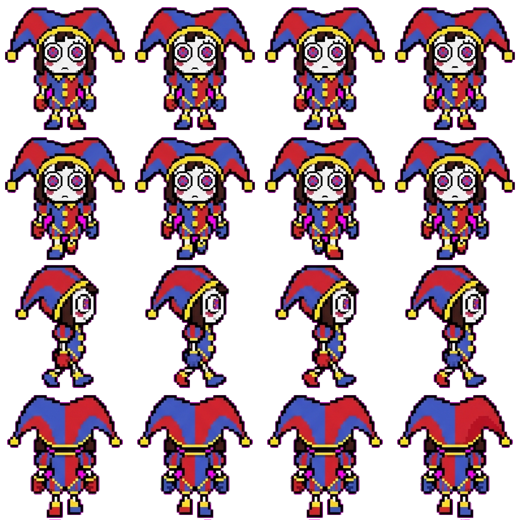 Pomni movement sprite